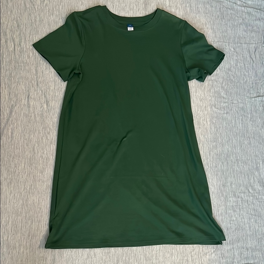 Old Navy Forest Green T-shirt dress